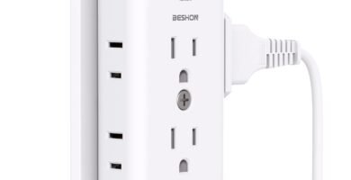 BESHON Outlet Extender Multi Plug Outlet