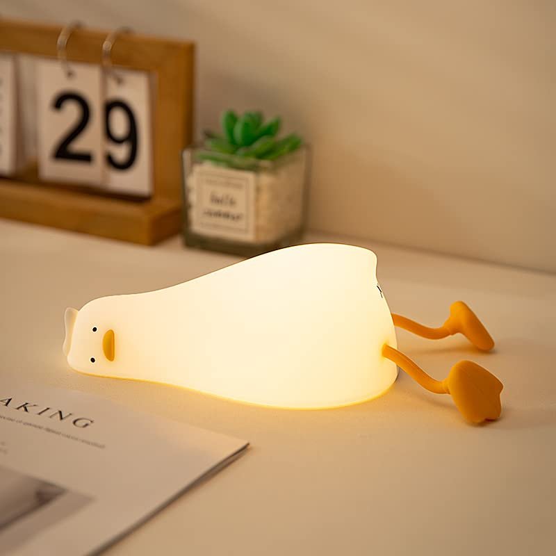 LiuXxdym Lying Flat Duck Night Light