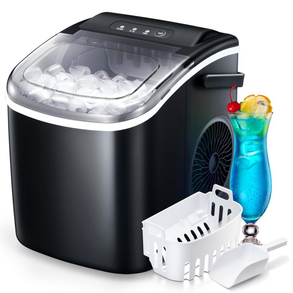 R.W.FLAME Ice Maker Countertop