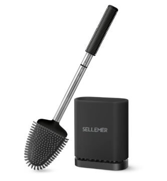 Sellemer Toilet Brush and Holder Set