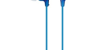 Sony MDREX15LP Blue Earbud Headphones