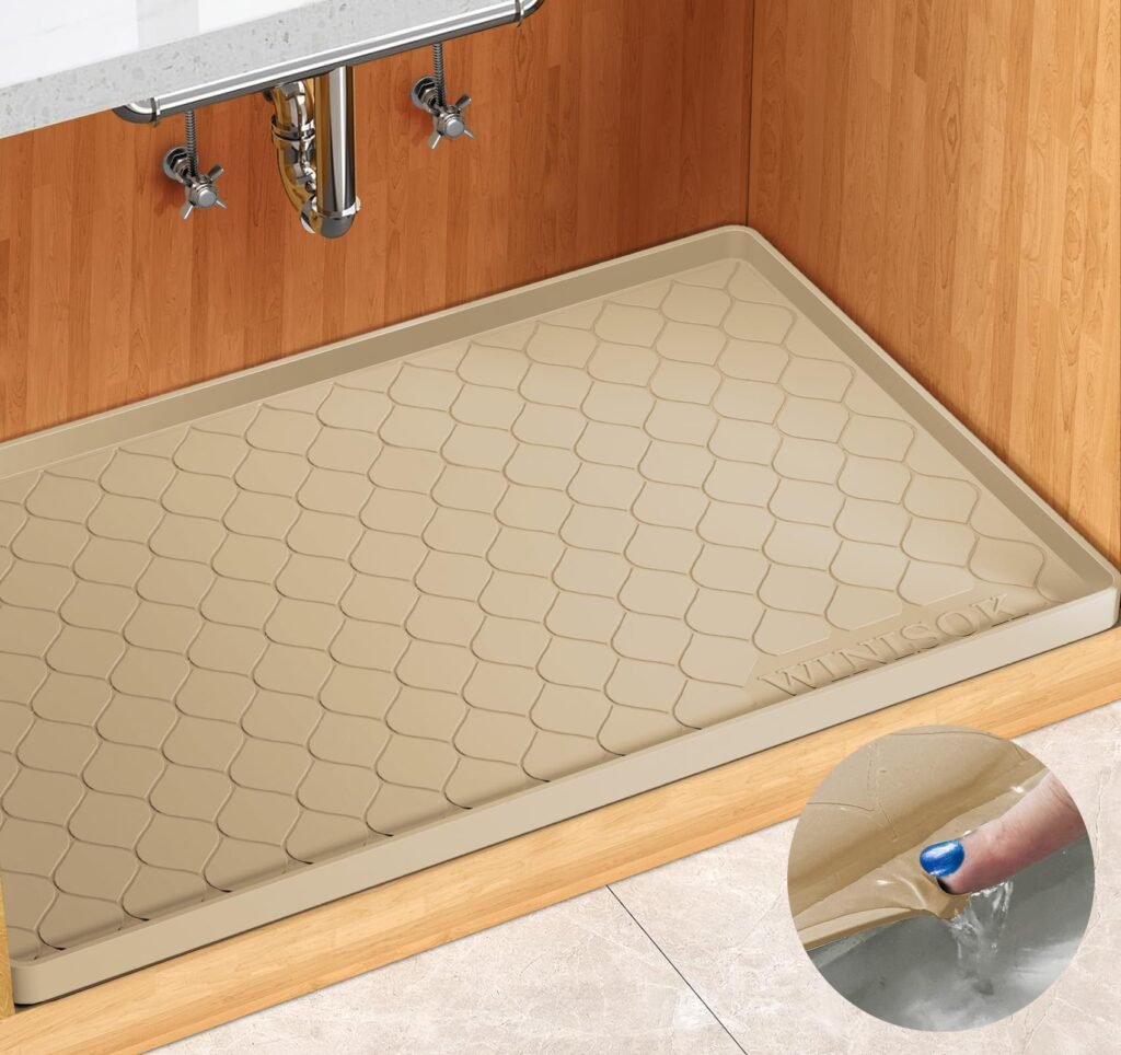 Winisok Waterproof Under Sink Mat